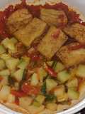Tahu Balado dan Mix Labu Siam Pedas