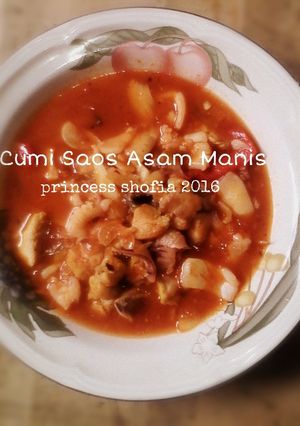 Foto resep Cumi Saos Asam Manis