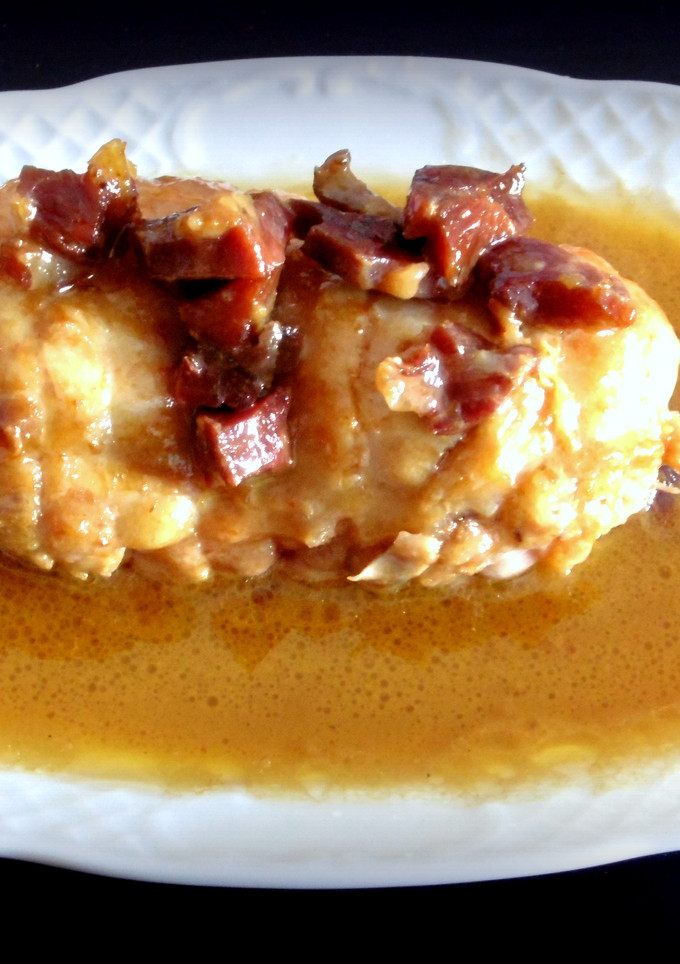 Una foto de Pechuga rellena de pollo