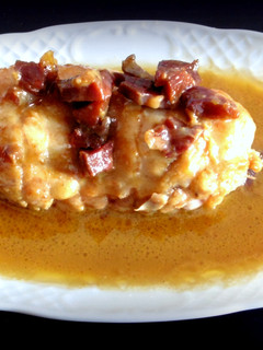 Una foto de Pollo relleno al horno