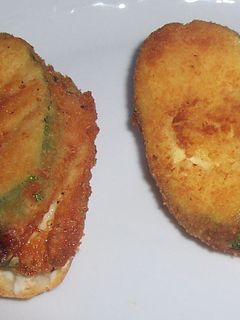 Una foto de Montaditos de Berenjena o Calabacin