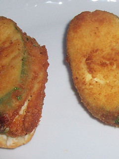 Una foto de Montaditos de Berenjena o Calabacin
