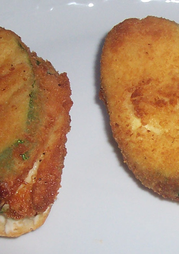 Una foto de Montaditos de Berenjena o Calabacin