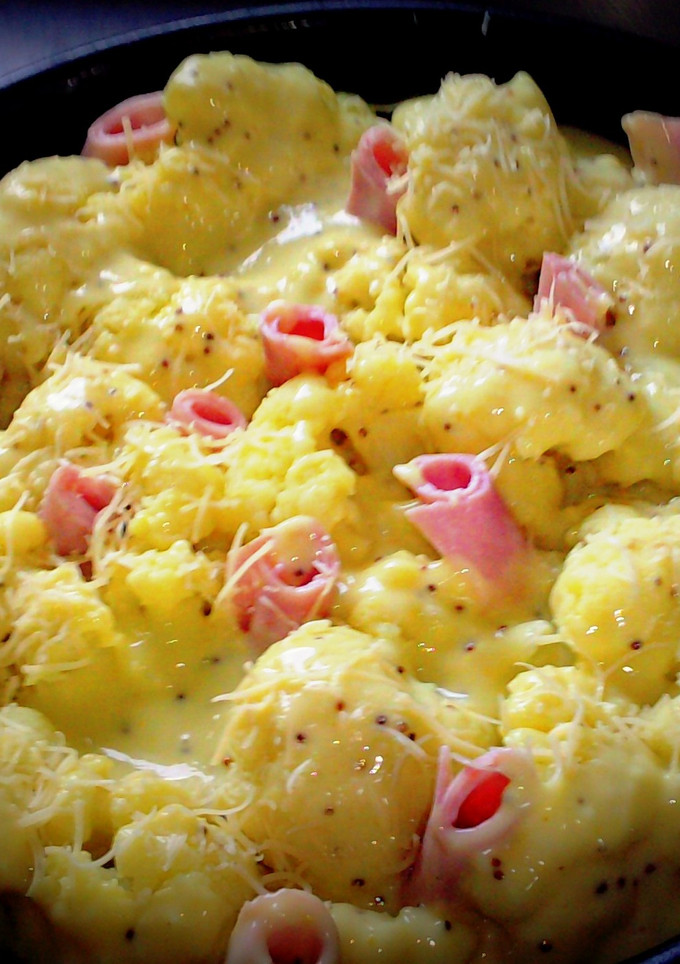 Una foto de Coliflor al gratén