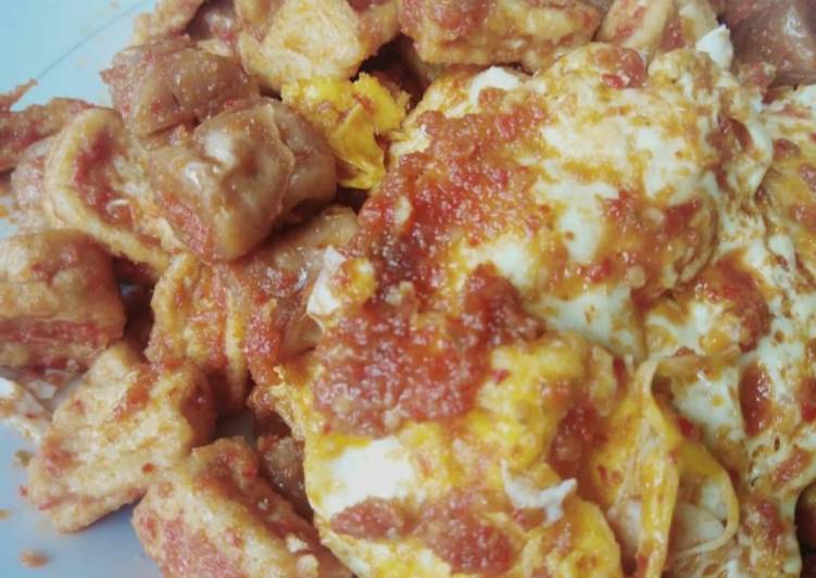 Telur Tahu Balado