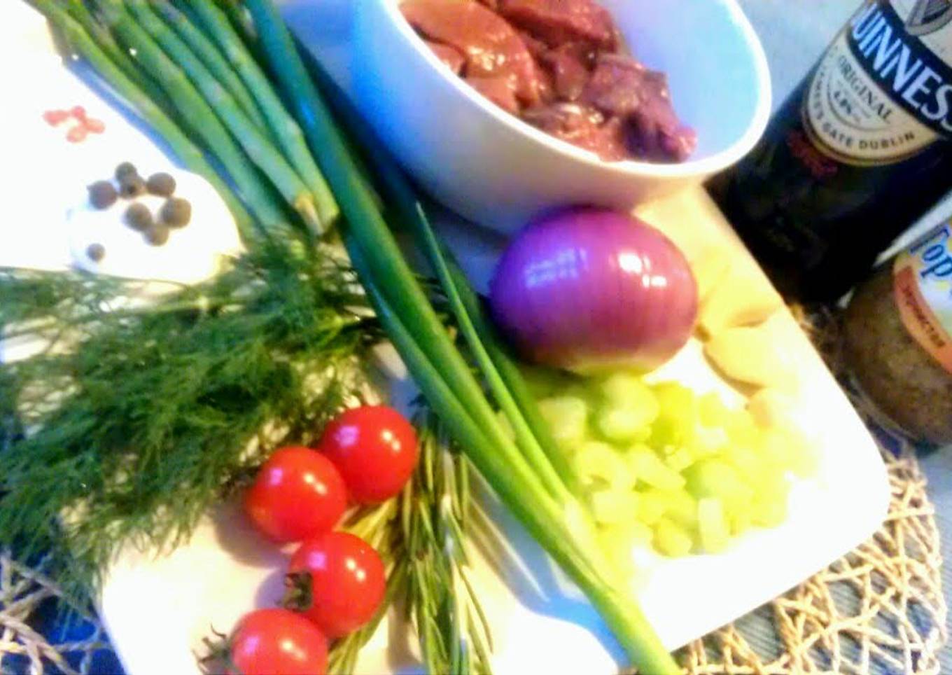 Veal a la Flemish style