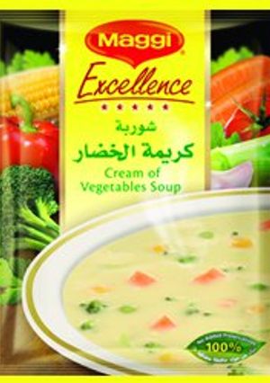 صورة لوصفة طريقة عمل شوربة كريمة الخضار