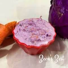 A picture of Purple Cabbage Coleslaw.