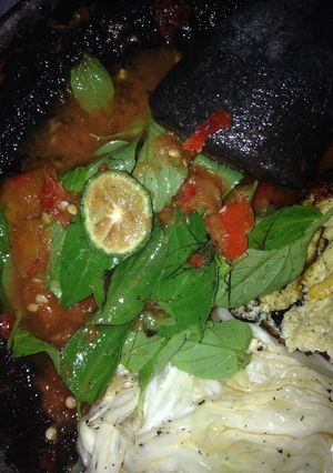 Foto resep Sambal Terasi kemangi
