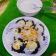 Chuối Nếp Cẩm Nướng Chan Nước Cốt Dừa