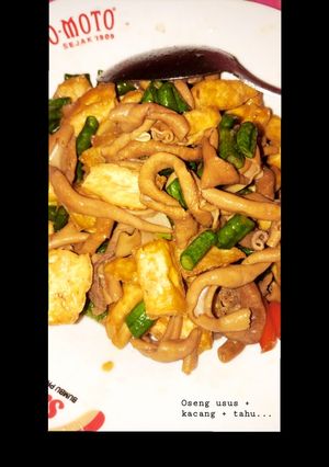 Foto resep Oseng usus kacang tahu