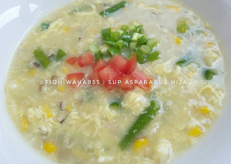 Sup Asparagus Hijau (#postingrame2_sop)