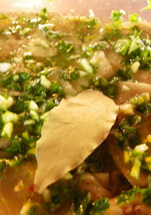 Una foto de Berenjenas en escabeche light