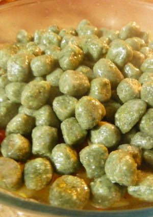 Una foto de Ñoquis de ricotta light y espinaca