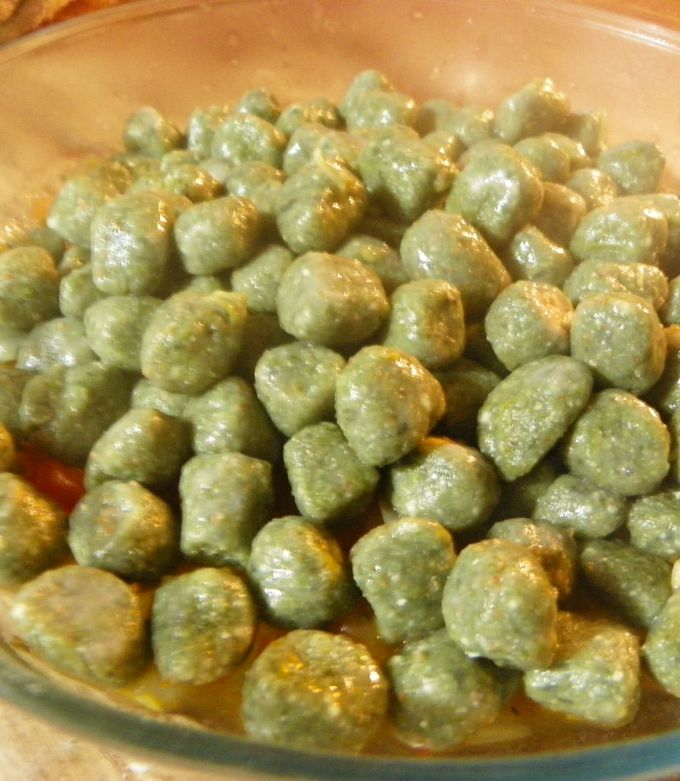 Una foto de Ñoquis de ricotta light y espinaca