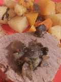 Peceto mechado y breseado