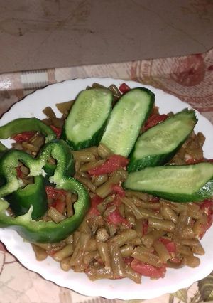 صورة لوصفة لوبيا بزيت