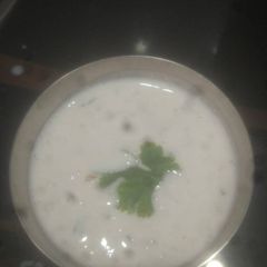 A picture of Kakdi Raita / Cucumber Raita.