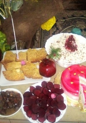 عکسی از دستور تدارکات یلدا