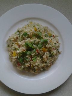 A picture of Chilli Chicken Risotto.