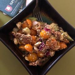 A picture of Refreshing cherry tomato salad.