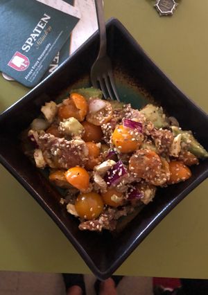 A picture of Refreshing cherry tomato salad.