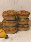Postre casero: Torta de banano 🍌 en versión muffins
