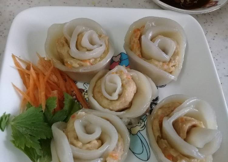 Resep Kue tepung tapioka isi udang yang Bikin Ngiler