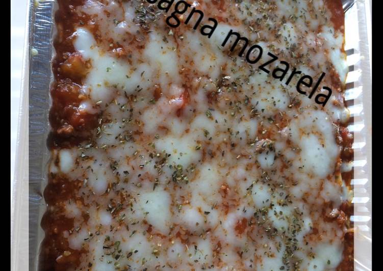 Resep Lasagna mozarela, Enak