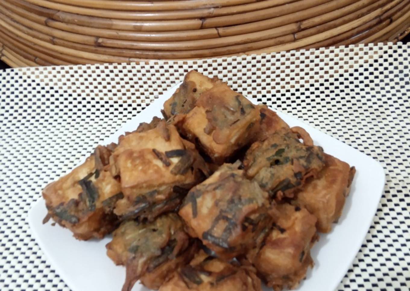Tahu Tepung Serbaguna Mix Daun Kucai