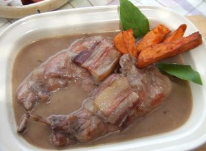 Foto principal de Guisado de conejo de monte, receta antigua