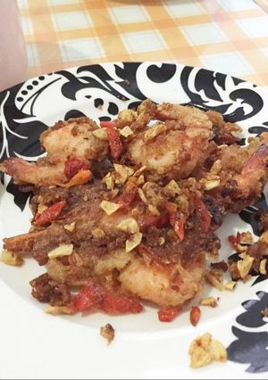 Foto resep Udang Krispi Cabai Lada Garam