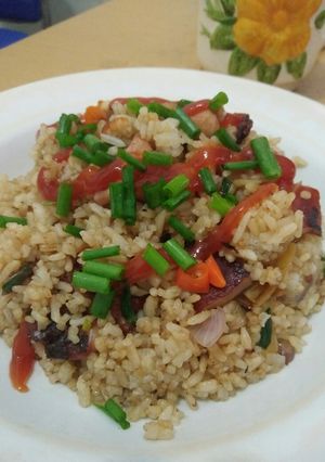 Foto resep Nasi goreng cumi asap
