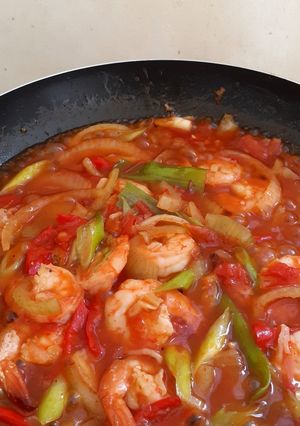 Foto resep Udang saus padang