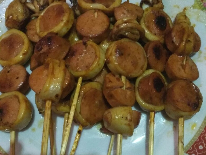 Ternyata begini lho! Resep  bikin Sate Cumi dijamin spesial