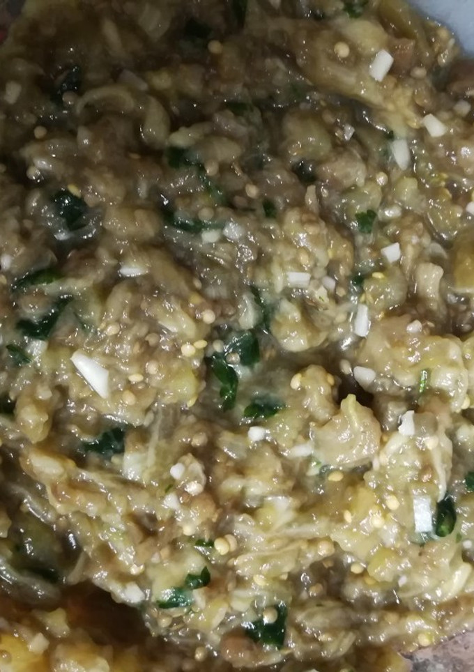 Una foto de Ensalada de berenjenas