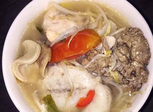 Hình của món Canh Chua lòng Cá Ba Sa.