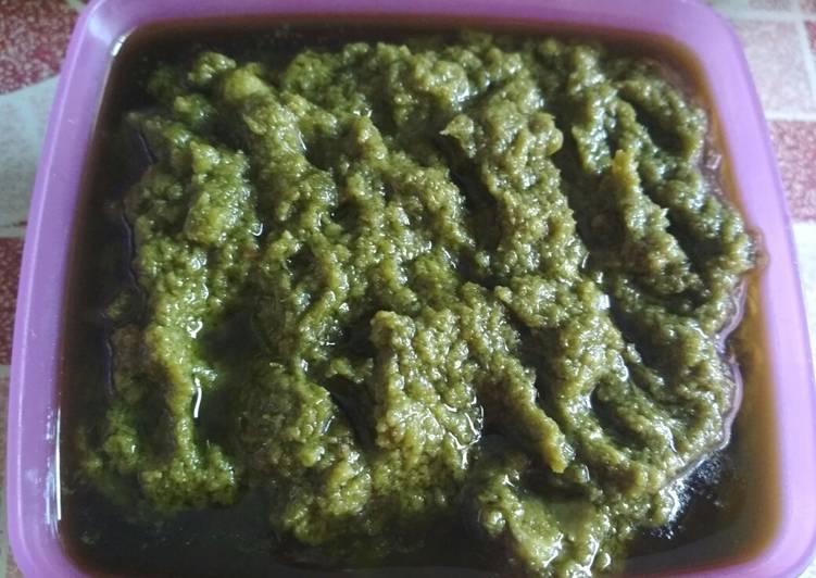 makanan Bumbu nasi goreng hijau Jadi, mengenyangkan