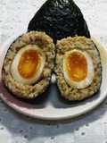 Soft-Boiled Marinated Egg Onigiri