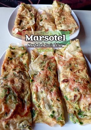 Foto resep Marsotel (Martabak Sosis Telur) // Kebab Jowo