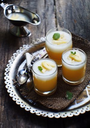 Foto resep Silky Pineapple Pudding