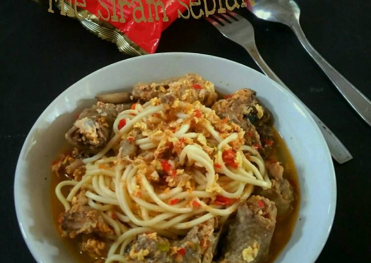 Resep Mie Siram Seblak Tulang, Bisa Manjain Lidah