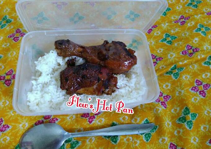 Ayam Bacem Bakar ala Rumahan