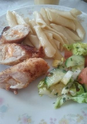 Une photo de Cigarre de filet de poulet au fromage