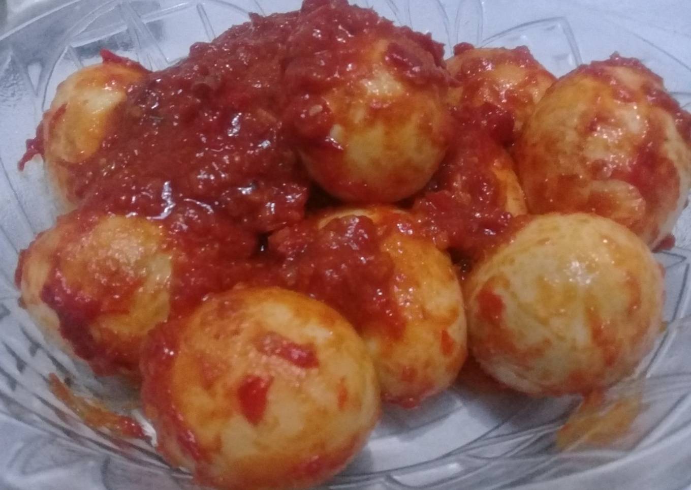 Balado telur ayam