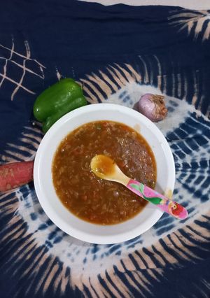 હોટ એન્ડ સોર સૂપ (Hot and Sour Soup Recipe In Gujarati) રેસીપી મુખ્ય ફોટો