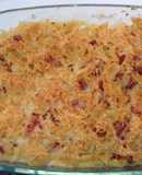 Macaroni with Bechamel Sauce and Ham
