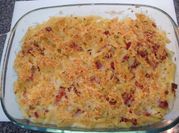 Una foto de pasta con bechamel