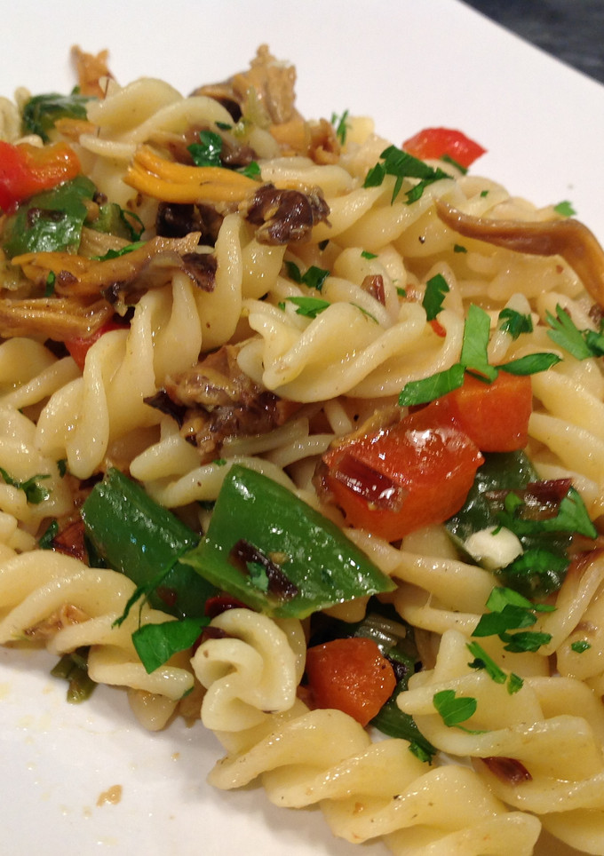 Una foto de Pasta con Verduras