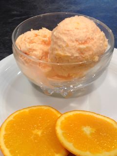 Una foto de Helado de naranja